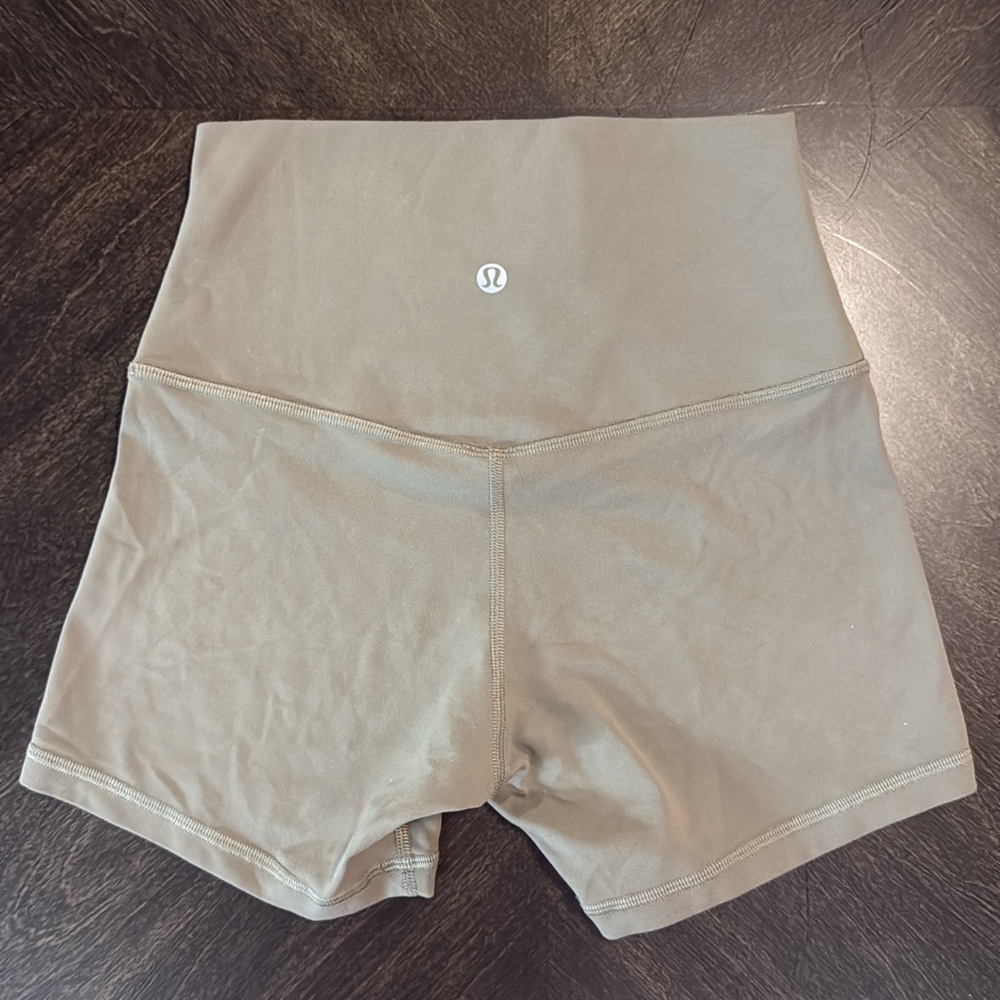 lululemon athletica Women's Tan Bike Shorts
